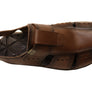 Pegada Grange Mens Leather Comfort Closed Toe Sandals Made In Brazil