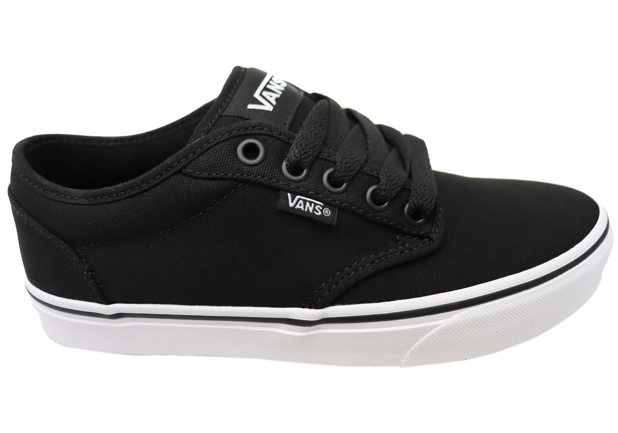 Vans Mens Atwood Canvas Comfortable Lace Up Sneakers