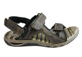 Pegada Jim Mens Leather Comfortable Cushioned Sandals Made In Brazil