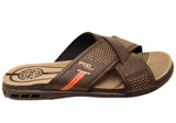 Pegada Jake Mens Comfortable Slides Sandals Made In Brazil