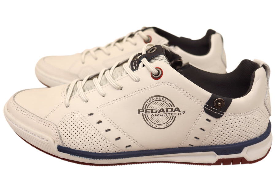 Pegada Jera Mens Comfortable Leather Casual Shoes Made In Brazil