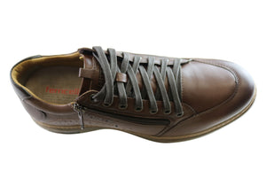 Ferricelli Max Mens Comfort Lace Up Casual Shoes Made In Brazil