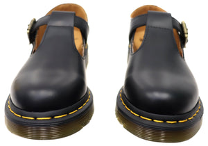Dr Martens Womens Polley Smooth Mary Jane Comfortable Leather Shoes
