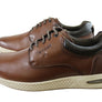 Ferricelli Benny Mens Leather Lace Up Casual Shoes Made In Brazil