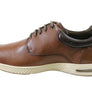 Ferricelli Benny Mens Leather Lace Up Casual Shoes Made In Brazil