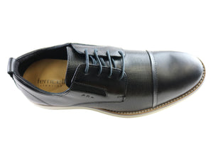 Ferricelli Kiran Mens Leather Dress Casual Shoes Made In Brazil