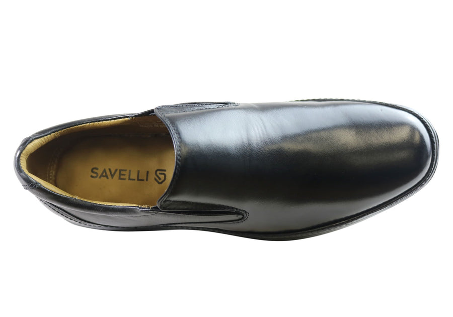 Savelli Gerard Mens Massage Ball Comfort Dress Shoes Made In Brazil