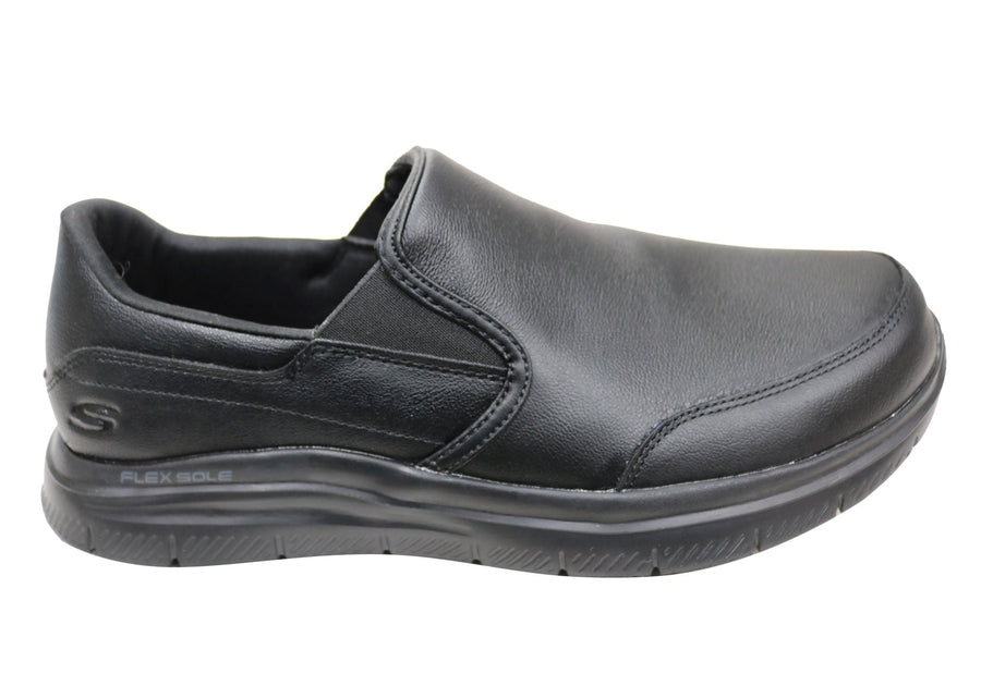 Skechers Mens Relaxed Fit Flex Advantage Slip Resistant Bronwood Shoes