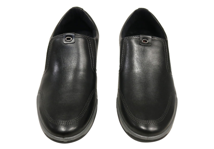 Pegada Lincoln Mens Leather Slip On Comfort Casual Shoes Made In Brazil