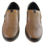 Pegada Justin Mens Leather Slip On Comfort Casual Shoes Made In Brazil