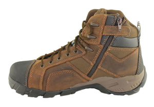 Caterpillar Cat Argon Hi Side Zip Mens Steel Toe Work/Safety Boots