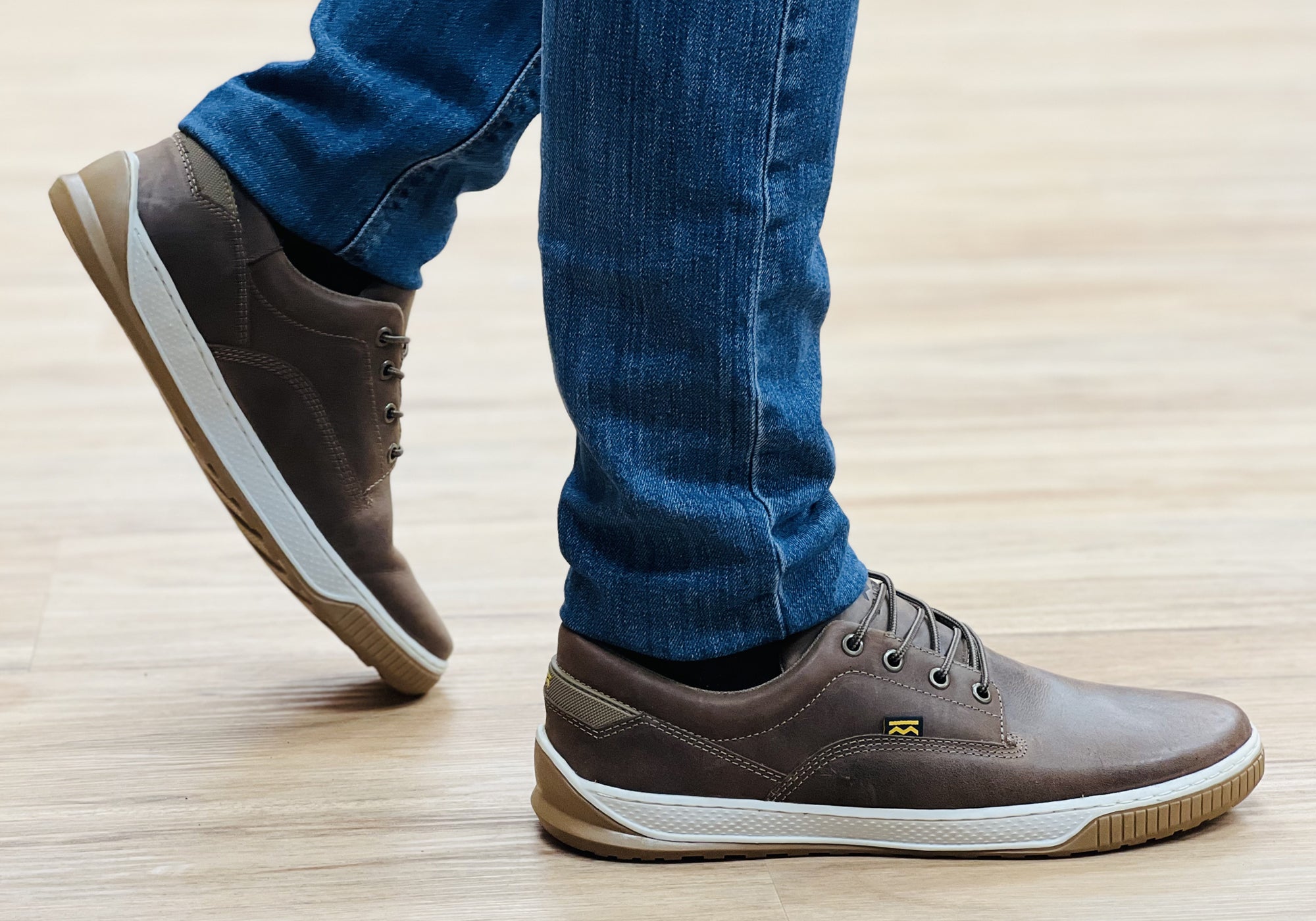 Bradok Vernon Low Mens Comfortable Leather Casual Shoes Made In Brazil